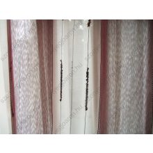 Bori Bordó Csíkos Organza Készfüggöny 250 x 250 cm