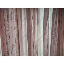 Bori Bordó Csíkos Organza Készfüggöny 250 x 250 cm