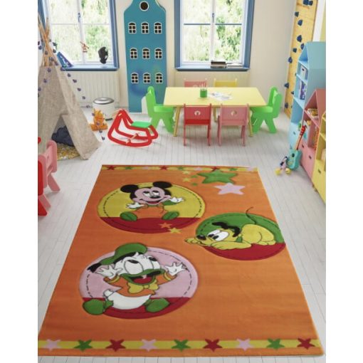 Donald Plutó Mickey Narancs gyerekszőnyeg 200 x 300 cm