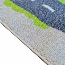 Messzetörő autópályás Gyerekszőnyeg kék 133 x 180 cm