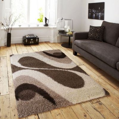 Stepp Shaggy Szőnyeg Bézs arany 125x200 cm