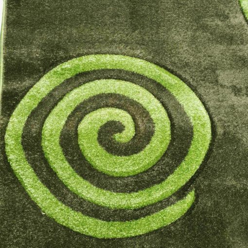 Dario Dombor Nyírt Zöld szőnyeg 80 x 150 cm