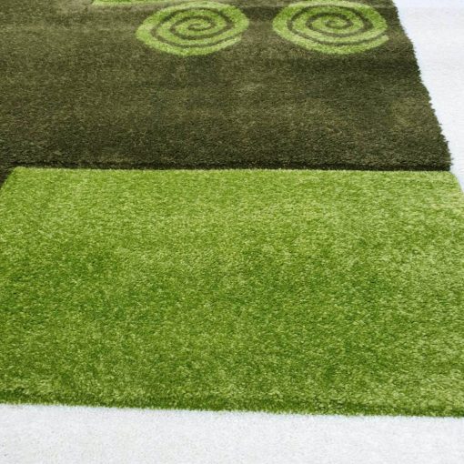 Dario Dombor Nyírt Zöld szőnyeg 80 x 150 cm
