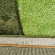 Dario Dombor Nyírt Zöld szőnyeg 80 x 150 cm