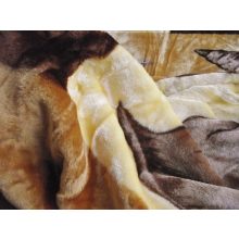 Raina barna-bézs Ágytakaró - Pléd 150 x 200 cm