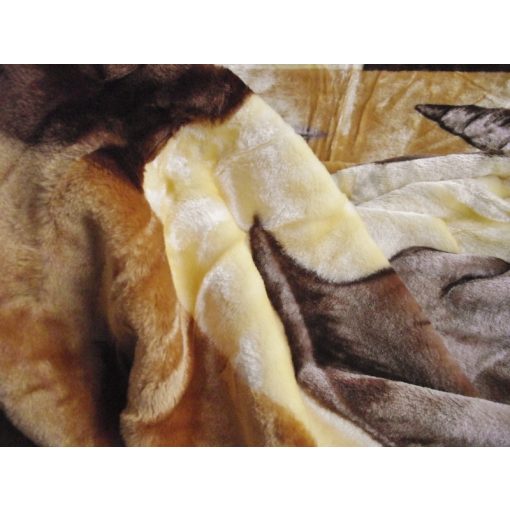 Raina barna-bézs Ágytakaró - Pléd 150 x 200 cm