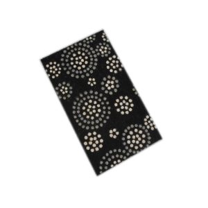 Kókusz lábtörlő fekete-drapp színben