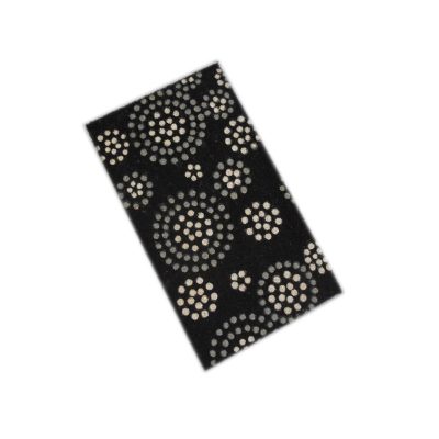 Kókusz lábtörlő fekete-drapp színben