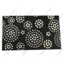 Kókusz lábtörlő fekete-drapp színben