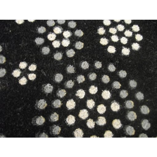 Kókusz lábtörlő fekete-drapp színben