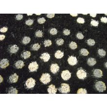 Kókusz lábtörlő fekete-drapp színben