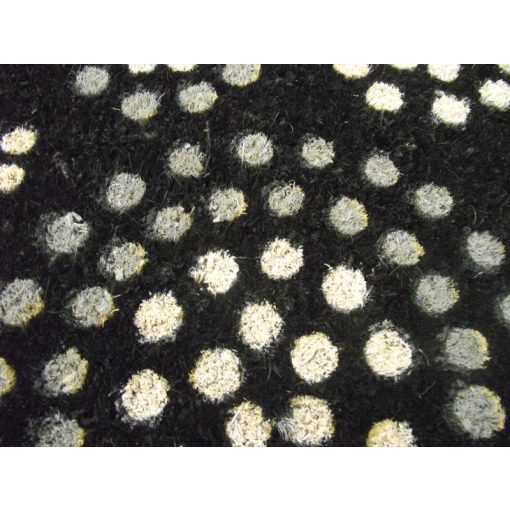 Kókusz lábtörlő fekete-drapp színben