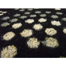 Kókusz lábtörlő fekete-drapp színben