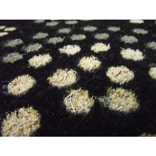 Kókusz lábtörlő fekete-drapp színben