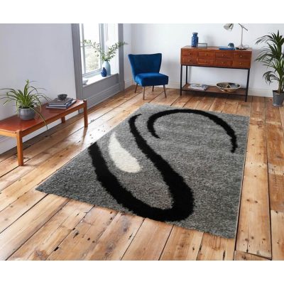 Ezüstfürt Shaggy szőnyeg ezüstszürke 125x200