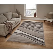 Lejla Krém Barna Szürke Retro Szőnyeg 100 x 200 cm