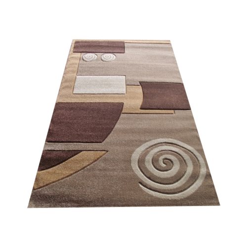 Ilario  csigás Bézs Barna Nyírt szőnyeg 250 x 350 cm