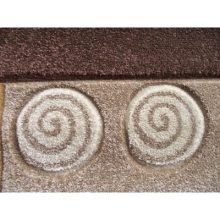 Ilario  csigás Bézs Barna Nyírt szőnyeg 250 x 350 cm