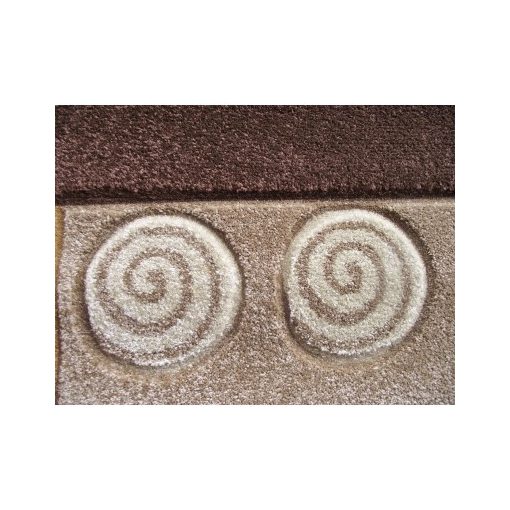 Ilario  csigás Bézs Barna Nyírt szőnyeg 250 x 350 cm