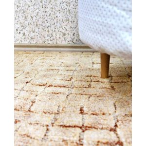 Hurkolt Vastag padlószőnyeg 4 m széles szürke kék