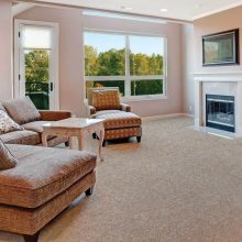 Huberta padlószőnyeg 4 m széles zöld