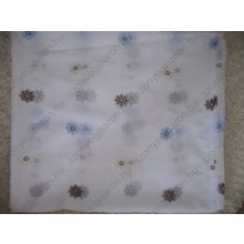 Ofélia Kék virágos Organza függöny 300 x 250 cm