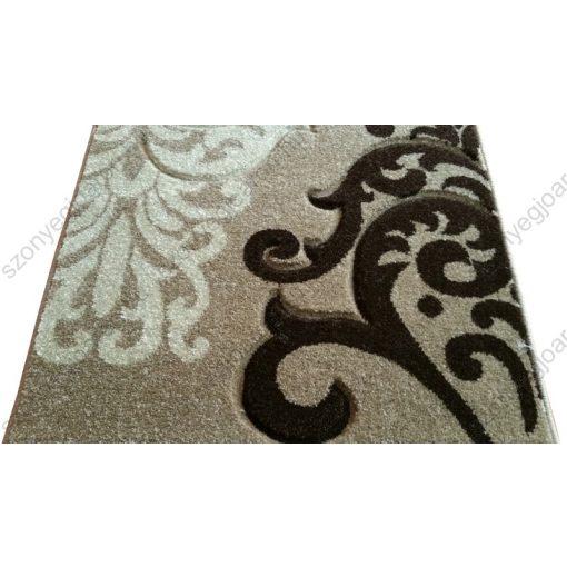 Congo Barna Krém Virág Mintás Szőnyeg 125 x 200 cm