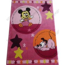 Mickey és Pluto Pink gyerekszőnyeg