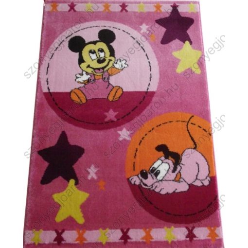 Mickey és Pluto Pink gyerekszőnyeg