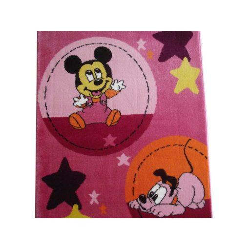 Mickey és Pluto Pink gyerekszőnyeg