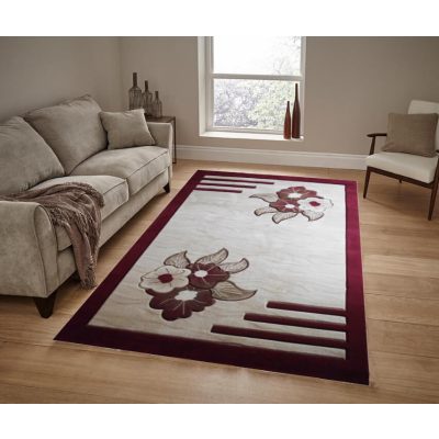 Shopin Minőségi szőnyeg bordó-bézs 150 x 230 cm