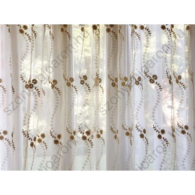 Natália Krém Organza függöny készre varrt 250 x 300 cm