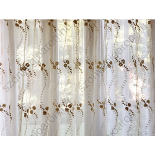 Natália Krém Organza függöny készre varrt 250 x 300 cm