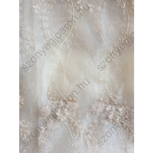 Natália Krém Organza függöny készre varrt 250 x 300 cm