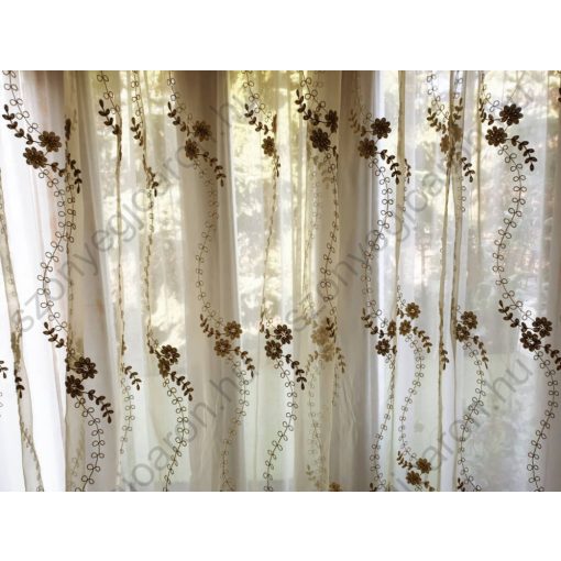 Natália Krém Organza függöny készre varrt 250 x 300 cm