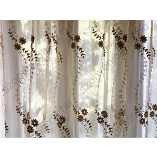 Natália Krém Organza függöny készre varrt 250 x 300 cm