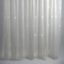 Krém Organza kész Függöny Csiptetős + Bújtatós