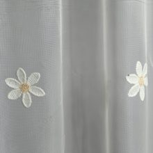 Krém Organza kész Függöny Csiptetős + Bújtatós