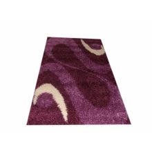 Merida vastag Lila-Fehér Shaggy szőnyeg 80 x 150 cm