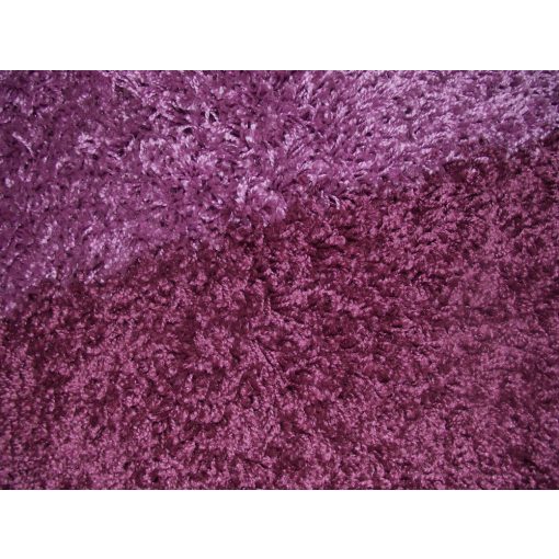 Merida vastag Lila-Fehér Shaggy szőnyeg 80 x 150 cm