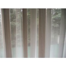 Eliz Fehér Csíkos Organza Függöny csiptetős + bujtatós 300 x 250 cm