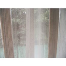 Eliz Fehér Csíkos Organza Függöny csiptetős + bujtatós 300 x 250 cm