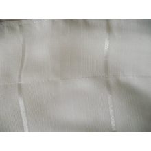 Eliz Fehér Csíkos Organza Függöny csiptetős + bujtatós 300 x 250 cm