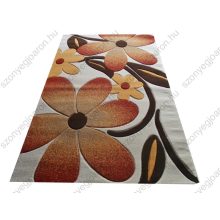 Melióra Narancs Barna Nyírt Szőnyeg 125 x 200 cm