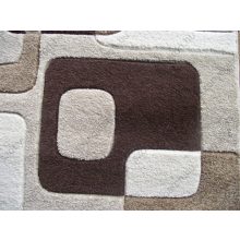 Domingo Vastag szőnyeg fehér-barna 120x170