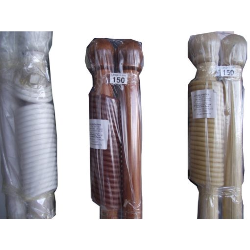 Kora Fehér Egysoros Fa Karnis Szett 175 cm