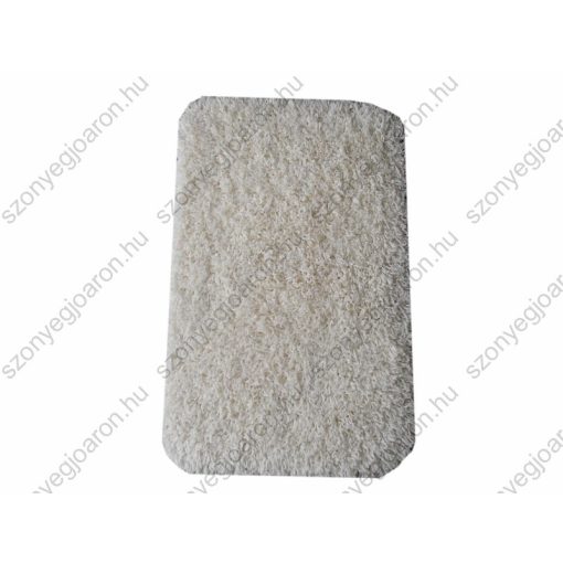 Hópihe Shaggy Ágyelő Fehér Szőnyeg 50x80 shaggy szőnyeg webáruház