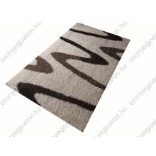 Bessy Shaggy Bézs Barna Szőnyeg 125x200