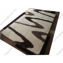 Bessy Shaggy Bézs Barna Szőnyeg 125x200