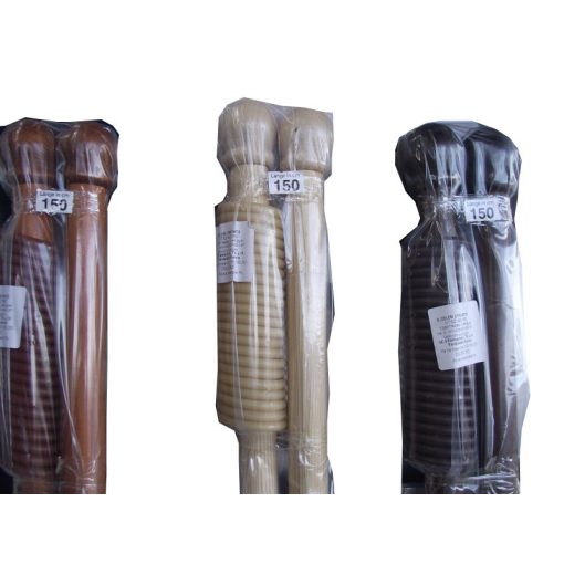 Nicole Négerbarna Dupla soros Fa Karnis Szett 225 cm